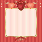 Valentine Frame Vector Illustration