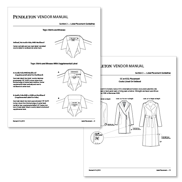 Apparel Label Placement Guide