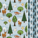 Woodlands Textile Repeat Patterns