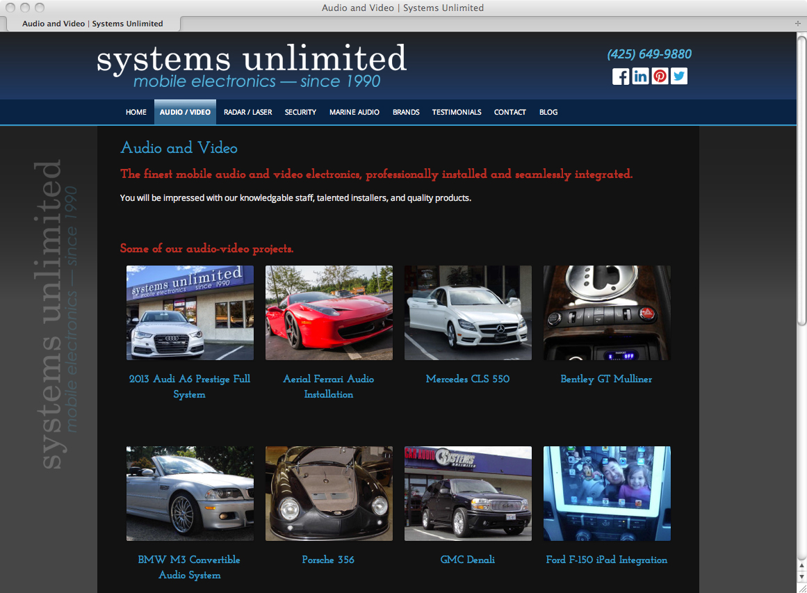 Automotive Electronics Project Gallery Page