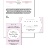 Business cards and Word letterhead template