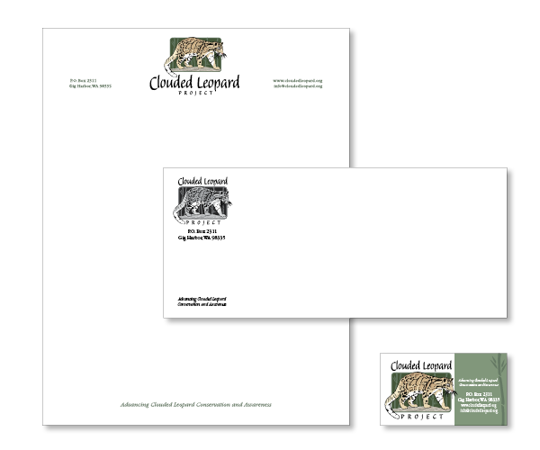Clouded Leopard Project Stationary