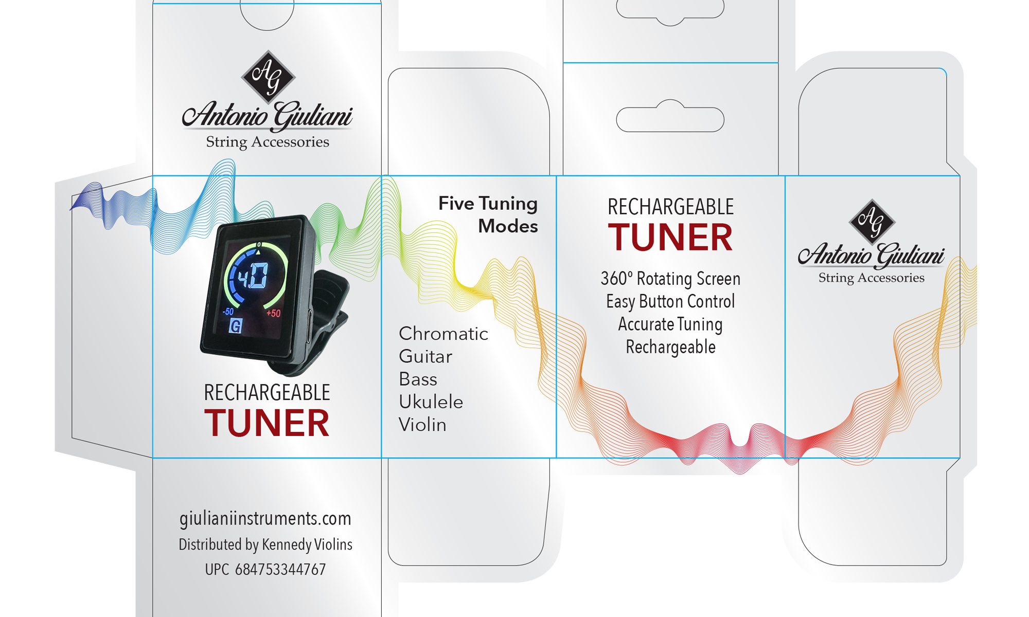 Rechargeable Tuner Packaging