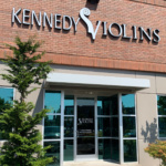 Kennedy Violins Storefront Sign.
