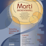 Poster for Marti Mendenhall